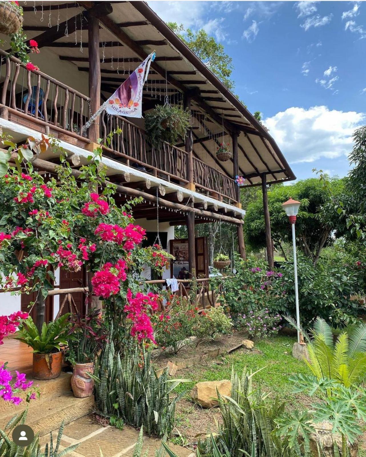 Hostal Villa San Rafael Barichara Bagian luar foto