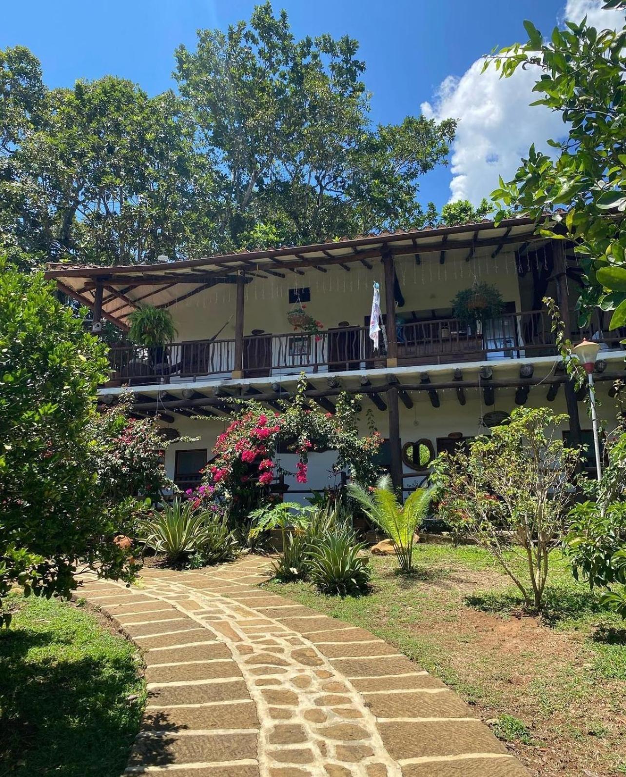 Hostal Villa San Rafael Barichara Bagian luar foto