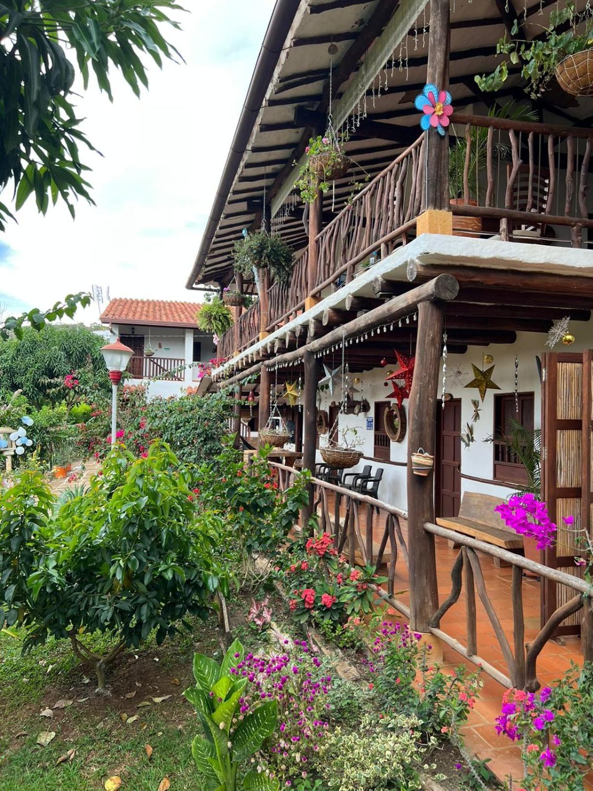 Hostal Villa San Rafael Barichara Bagian luar foto