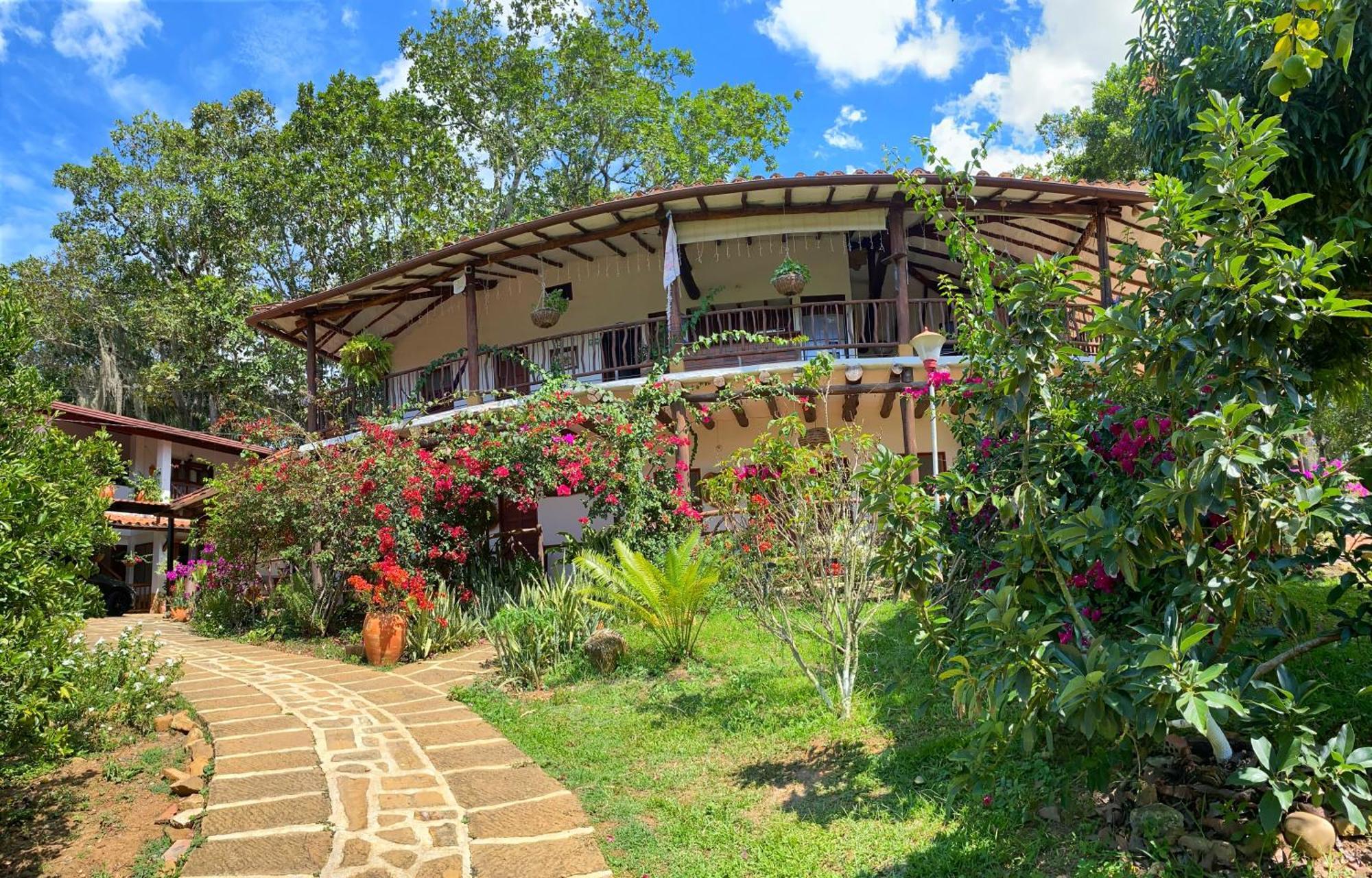 Hostal Villa San Rafael Barichara Bagian luar foto