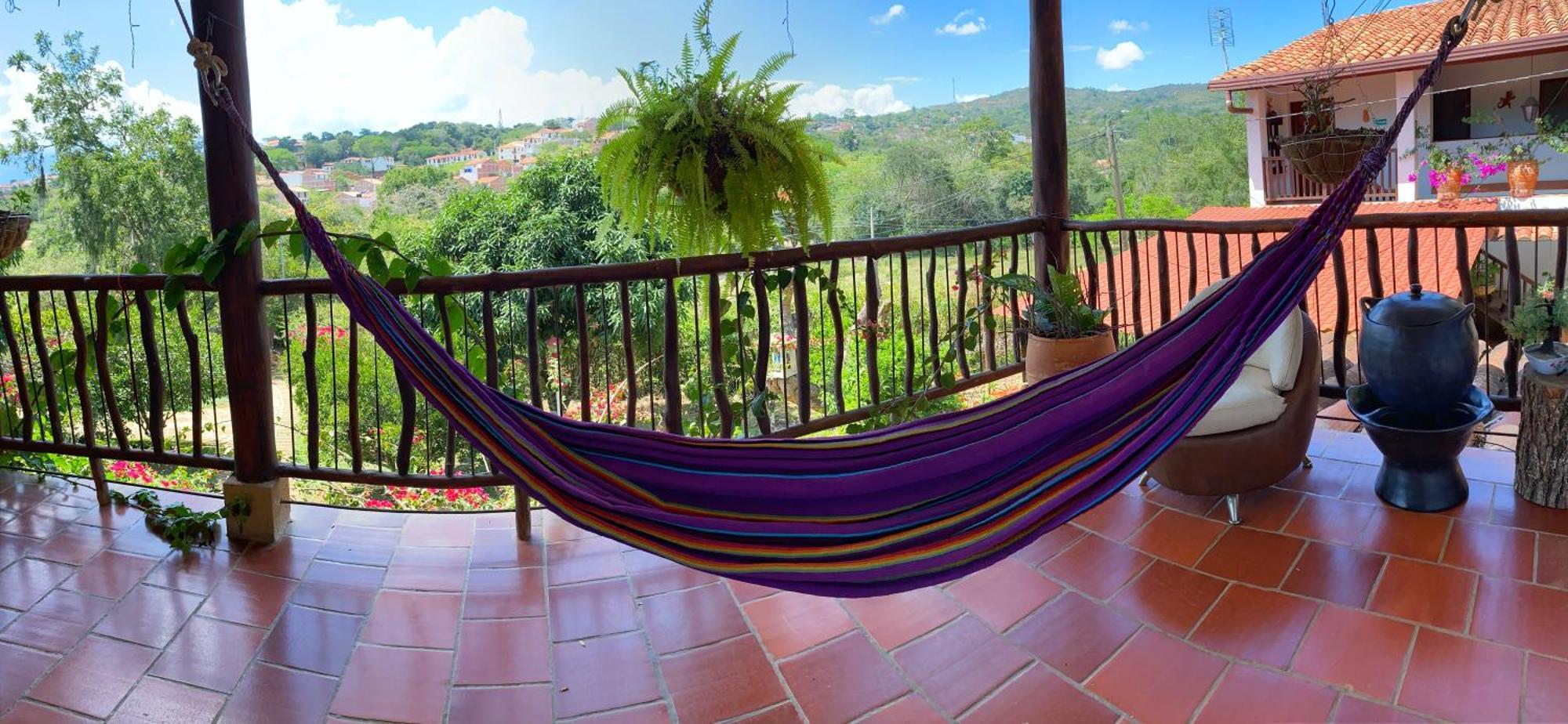 Hostal Villa San Rafael Barichara Bagian luar foto